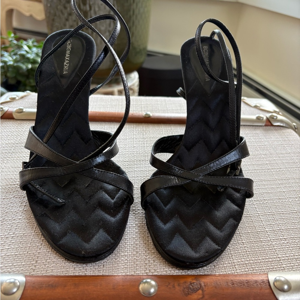BCBG Maxazria Black Women's Strappy Sandals